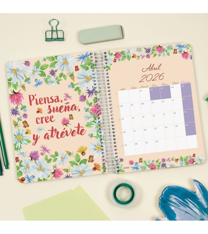 AGENDA ANUAL 16 MESES CLOE AZUL