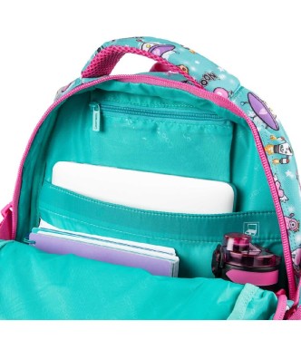 Mochila Escolar Dou Pastel Space