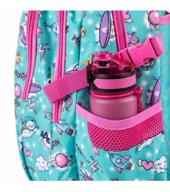 Mochila Escolar Dou Pastel Space