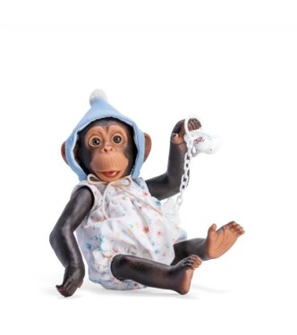 Nilo Chimpancé Pelele Gorro Gnomo Azul