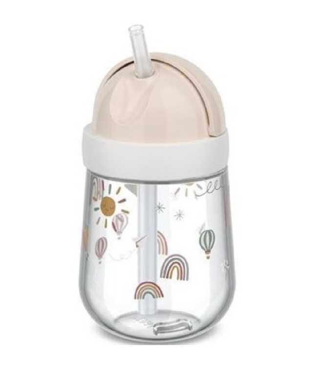 Vaso con pajita 350ml - Arcoíris Vaso con pajita 350ml - Arcoíris