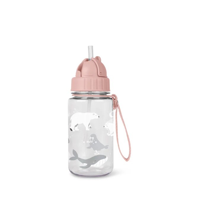 Botella Plástico Polar Rose