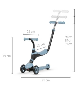Patinete 5 en 1 - Azul