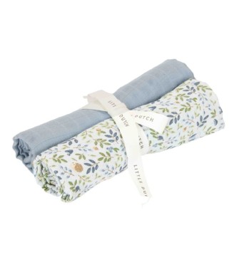 Muselinas 70x70 Forest Advent y Azul Den