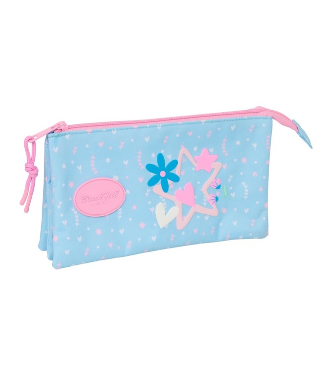 Portatodo triple azul y rosa