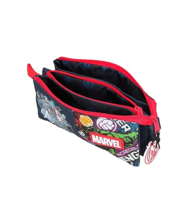 Estuche triple avengers