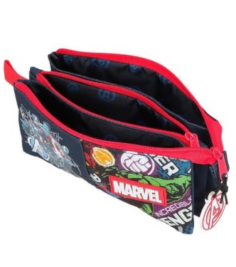 Estuche triple avengers