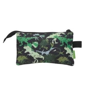 Estuche triple plano dinos