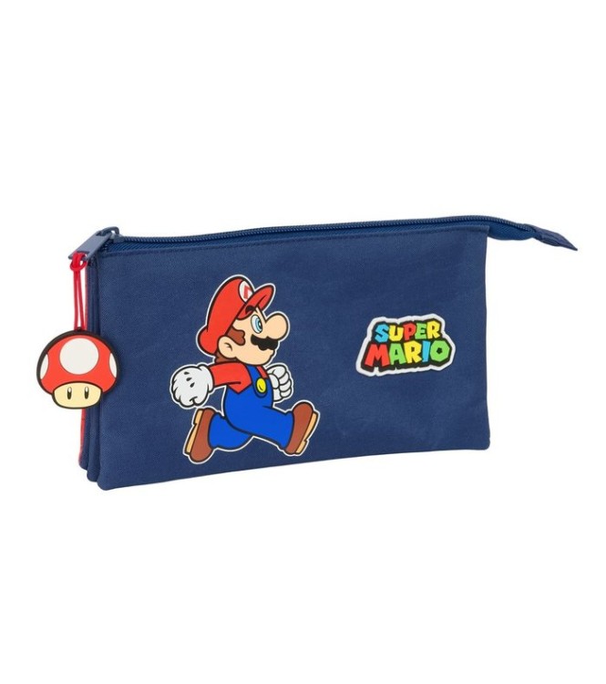 Estuche triple super mario marino