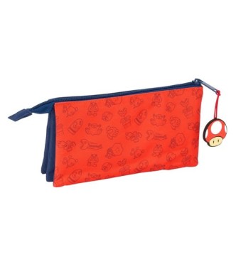 Estuche triple super mario marino