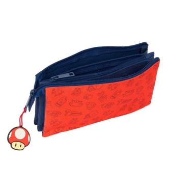 Estuche triple super mario marino