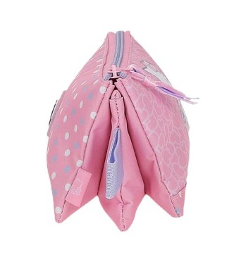 Estuche Triple Hello Kitty Rosa