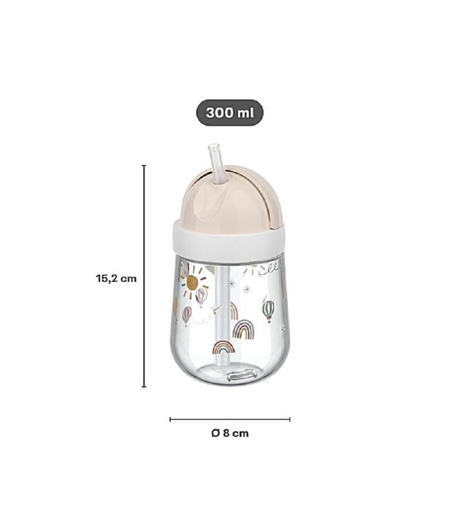 Vaso con pajita Forest Friends