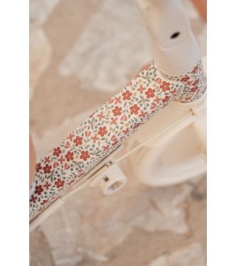 Triciclo con Barra Blanco Flores Little