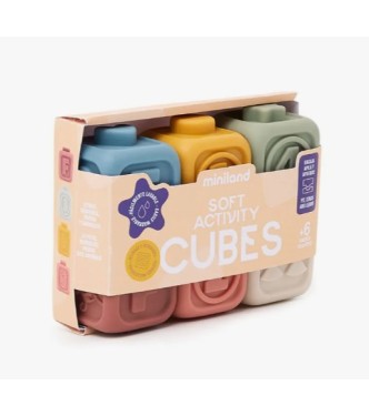 Cubos apilables de goma