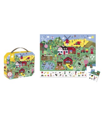 Puzzle observacion granja 24 pzas
