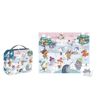 Puzzle fiesta en la nieve 36 pzas