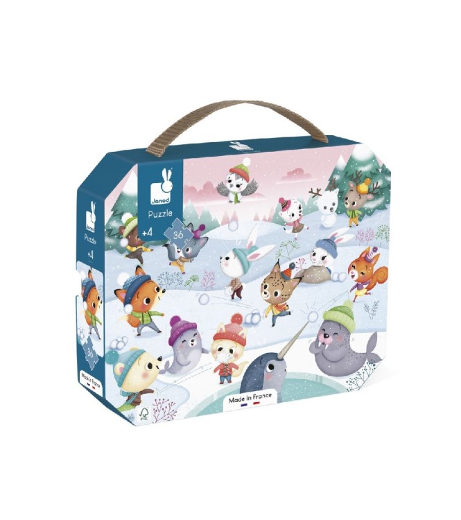 Puzzle fiesta en la nieve 36 pzas