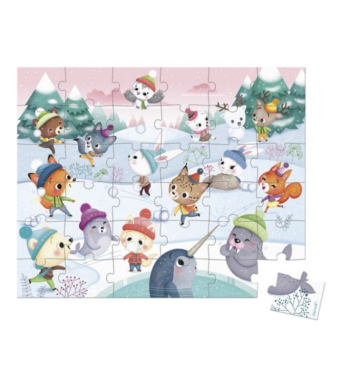 Puzzle fiesta en la nieve 36 pzas
