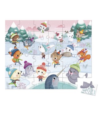 Puzzle fiesta en la nieve 36 pzas