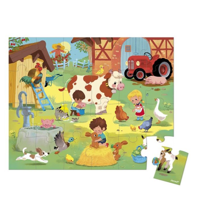 Puzzle un dia en la granja - 24pzas