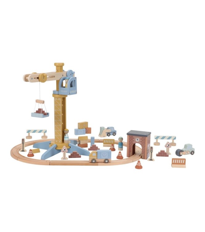 Set de construcción con Grúa