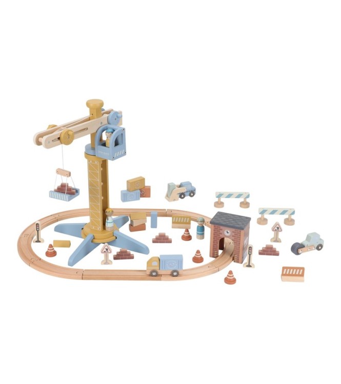 Set de construcción con Grúa