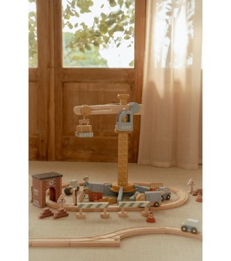 Set de construcción con Grúa