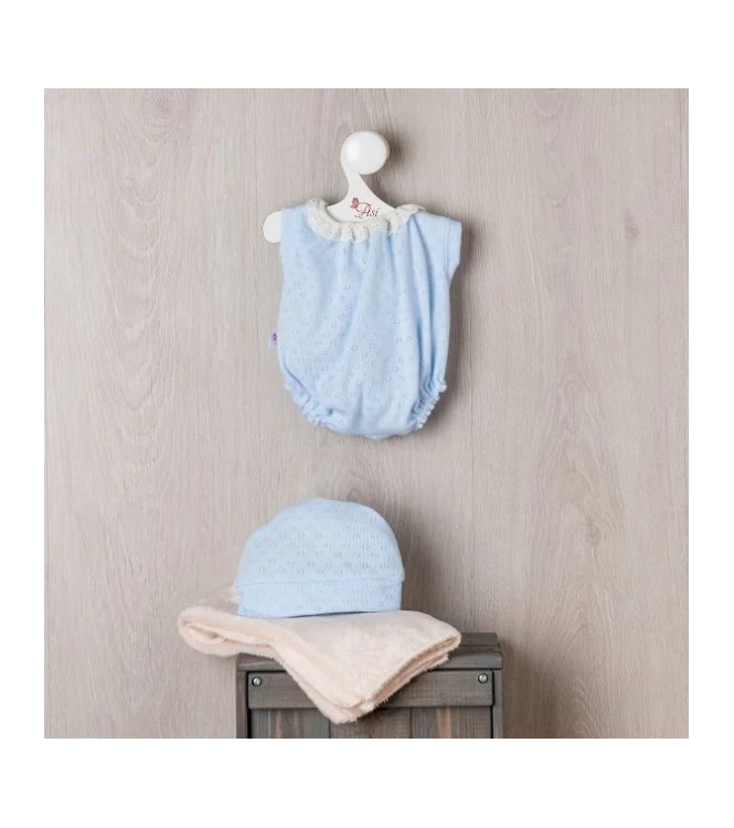 V.PABLO BODY Y GORRO PUNTO AZUL MANTA BE