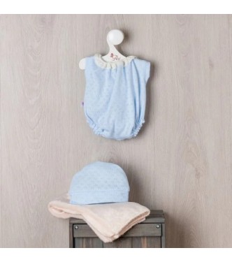 V.PABLO BODY Y GORRO PUNTO AZUL MANTA BE