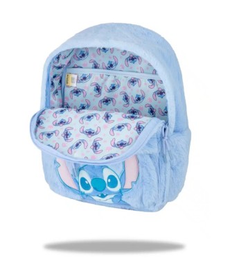 Mochila Grande Stitch Blue Fluffy