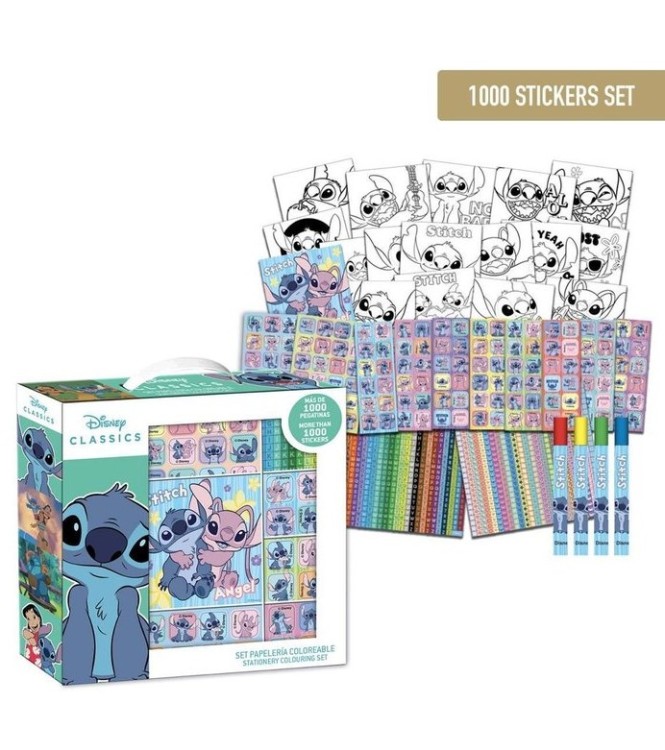 Mega Set Pegatinas Stitch
