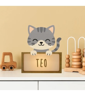 Lámpara Gatito