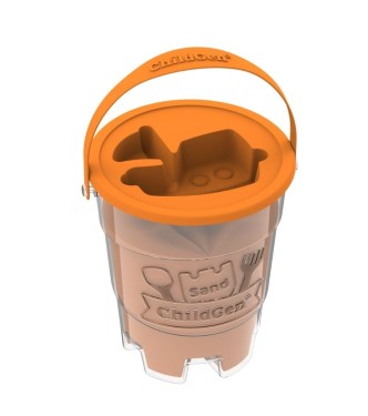 Arena Kinética naranja - 500g