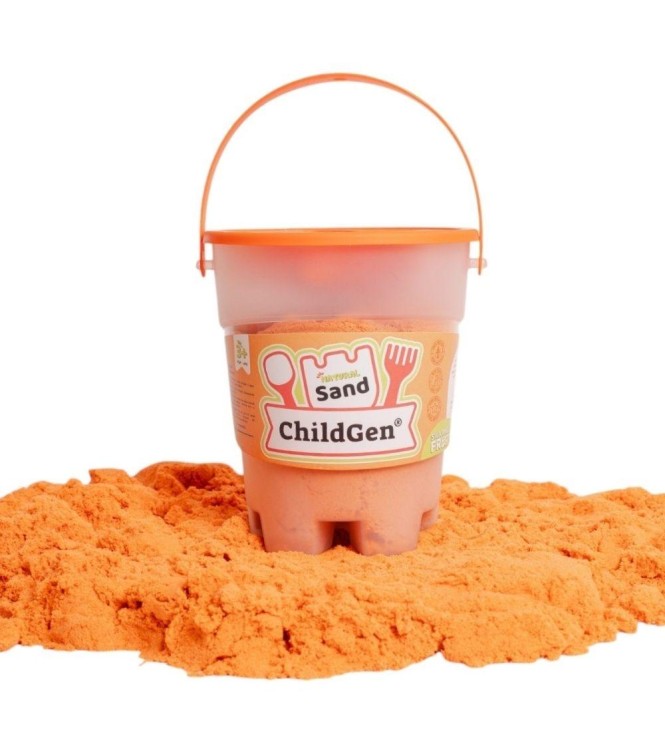 Arena Kinética naranja - 500g