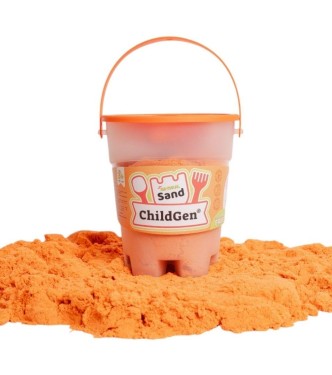 Arena Kinética naranja - 500g