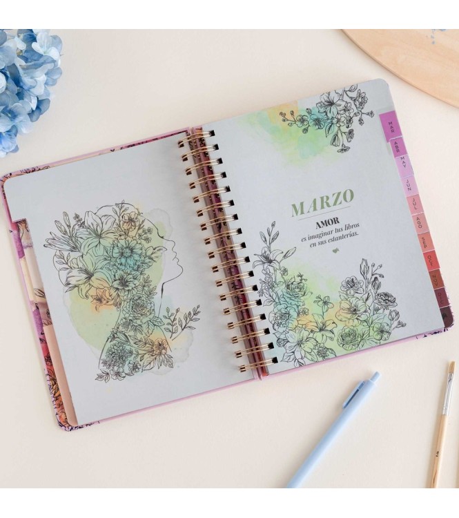 Agenda anual semanal 2026 La Vecina Rubi