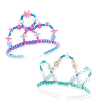 Perlas dúo de tiaras Azul