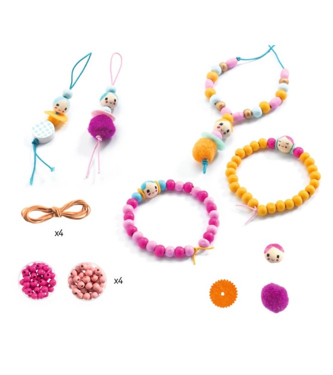 Cuentas y figuritas pulseras
