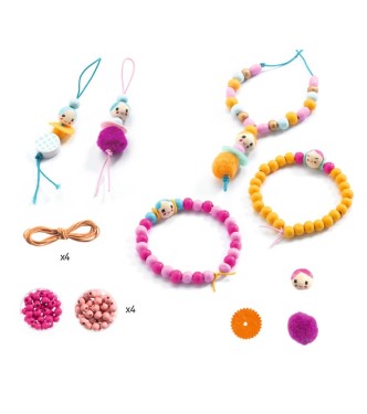Cuentas y figuritas pulseras