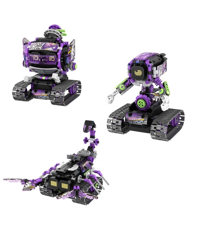 iMMaster Robot lila con paneles 3 en 1 -