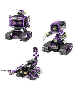 iMMaster Robot lila con paneles 3 en 1 -