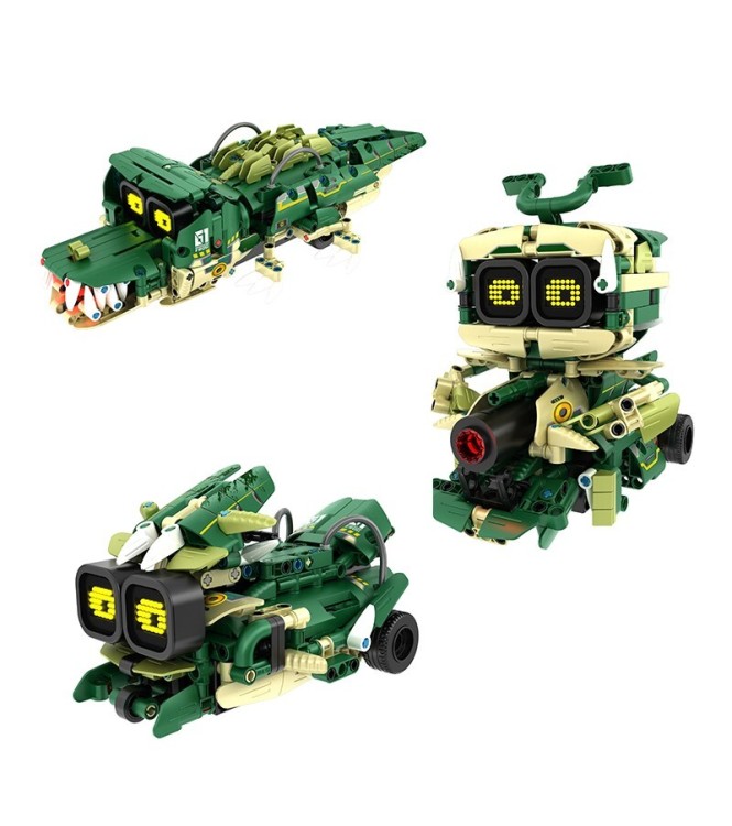 iMMaster Robot Verde Con paneles 3en1