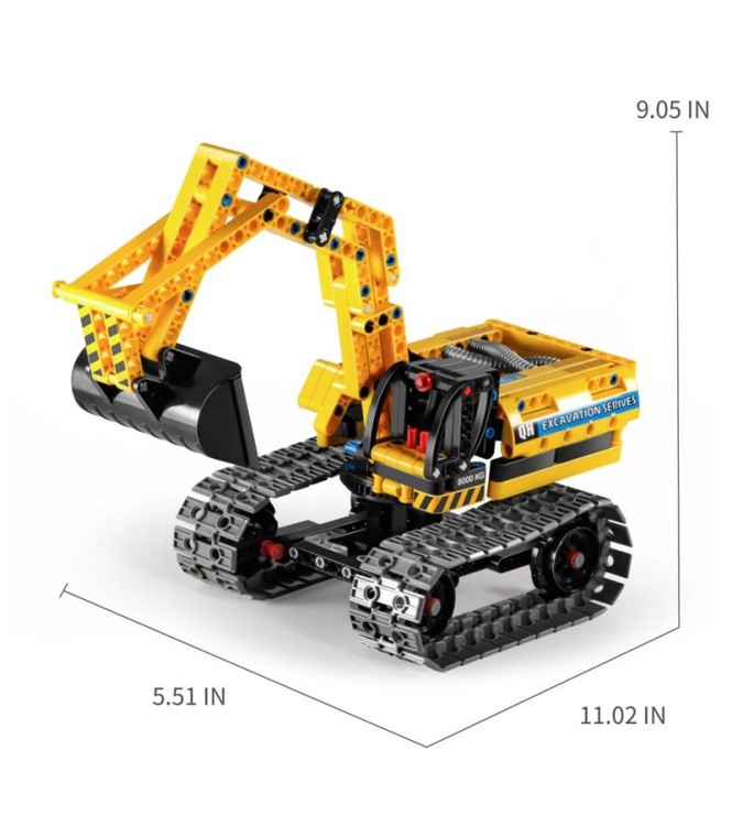 Excavadora y robot 2 en 1 - 342pzas.