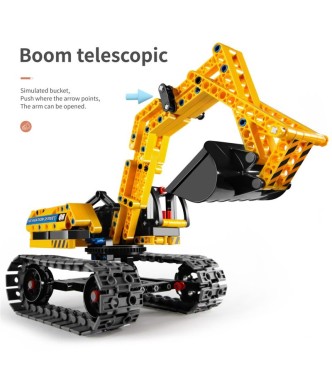 Excavadora y robot 2 en 1 - 342pzas.
