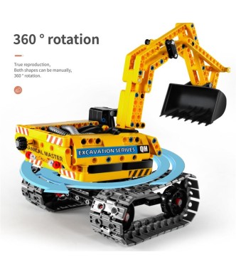 Excavadora y robot 2 en 1 - 342pzas.