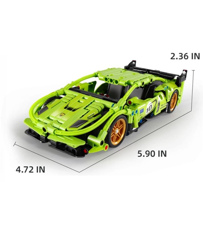 iMMaster Coche de carreras verde - 457pz