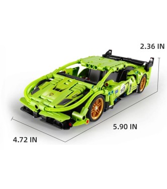 iMMaster Coche de carreras verde - 457pz
