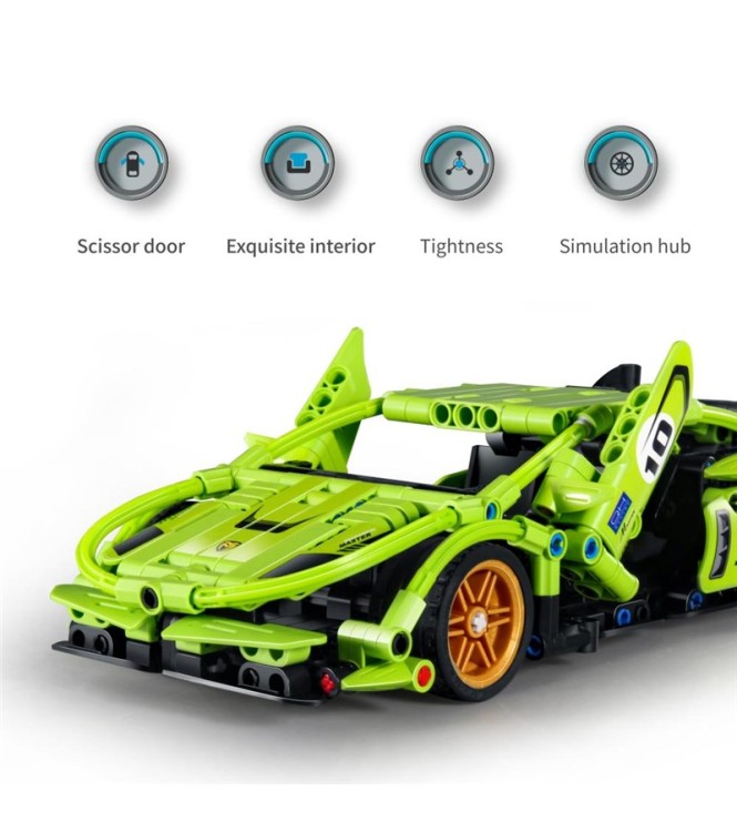 iMMaster Coche de carreras verde - 457pz