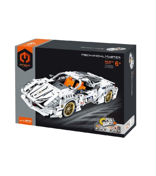 iMMaster coche de carreras blanco - 437